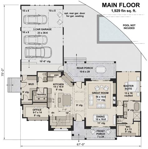 Floor Plan Design Home Office Layout - James Whitstucki