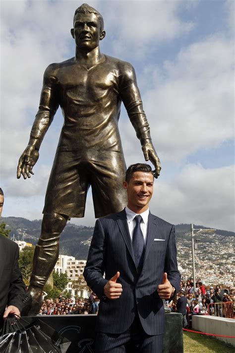 Cristiano Ronaldo is Honored with Bronze Statue – The Fashionisto