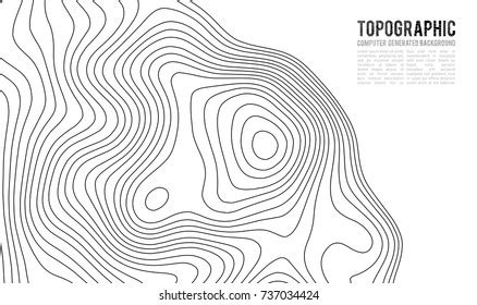 Topographic Map Contour Background Topo Map Stock Vector (Royalty Free) 737034826