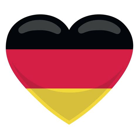 Germany Heart Flag 21675012 Vector Art at Vecteezy