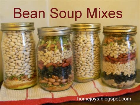 Home Joys: Five-Bean Soup Mix - A Homemade Bean Soup Mix