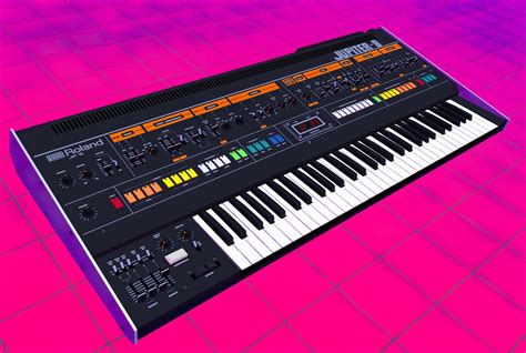 Roland Jupiter-8 Synthesizer 3D model - TurboSquid 1773990