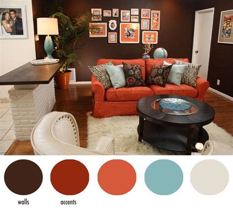 Teal And Orange Living Room Decor | House Decor Interior