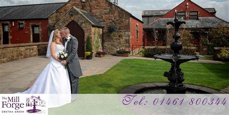 Gretna Green Wedding Packages from The Mill Forge Hotel