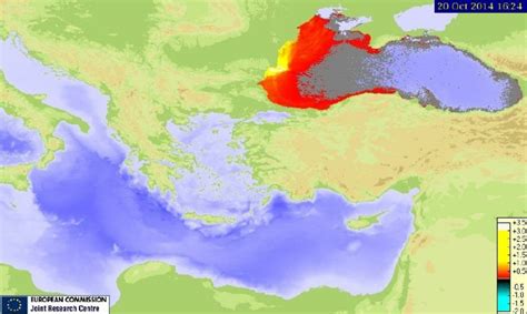 Example of the maximum wave heights for a worst case tsunami modelling ...