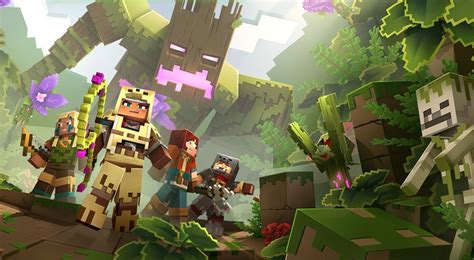 The first Minecraft Dungeons DLC is Jungle Awakens, due July | PC Gamer