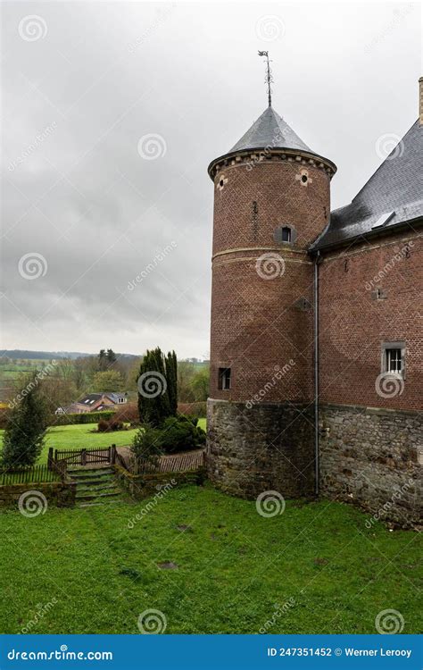 Mheer, Limburg, the Netherlands - Castle and Green Surroundings Stock ...