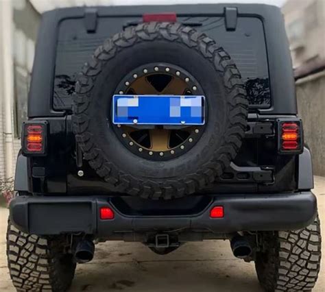 Rear bumper aluminum JK upgrade to JL For jeep JK 2007 To 2017 ( witho