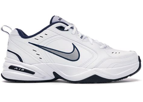 Nike Air Monarch IV White Navy Men's - 415445-102 - US