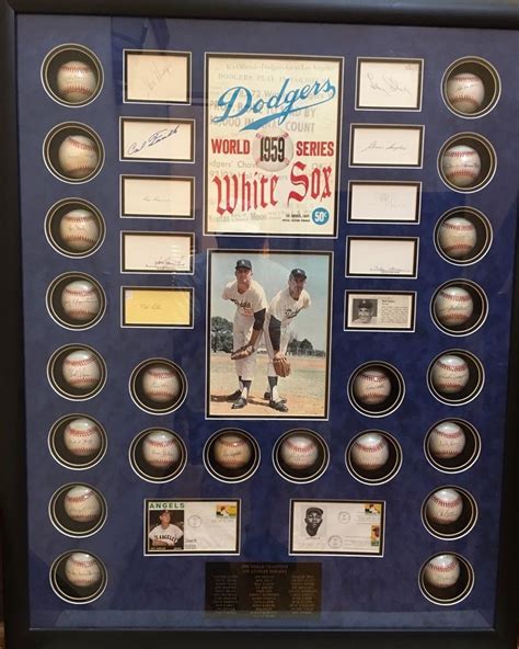 Los Angeles Dodgers Memorabilia RARE ONE OF A KIND!! 1st year of the LA ...