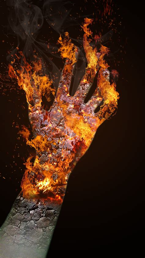 ArtStation - Fire hand