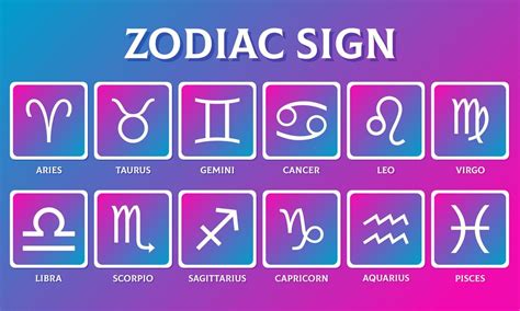 Zodiac signs collection, astrology signs. 22142130 Vector Art at Vecteezy