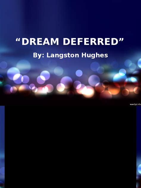 Dream Deferred | PDF