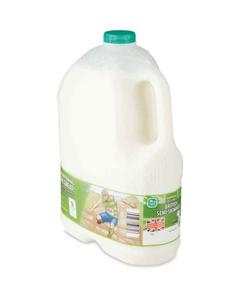 Fresh British Semi-skimmed Milk | Skim milk, Milk brands, Milk