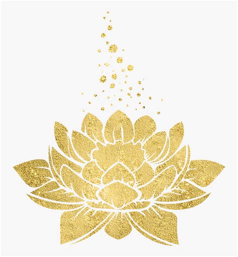 Gold Transparent Lotus Logo Png, Png Download - kindpng