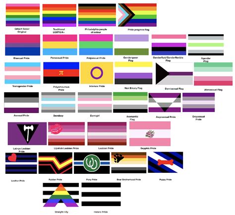 The Ultimate list of LGBTQIA+ Pride Flags : r/lgbt