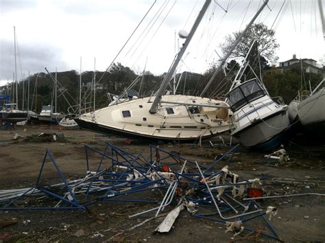 Sabre 42 Hurricane Damage Repair — Maine Yacht Center