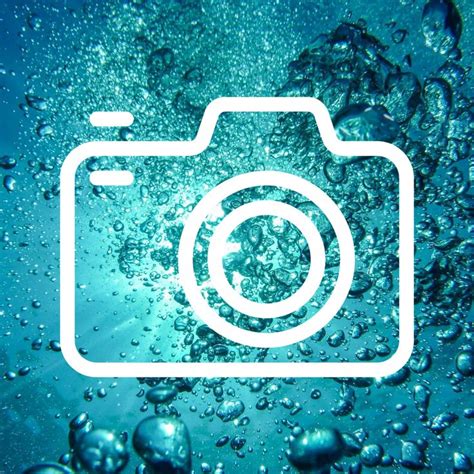 an image of a camera in the water