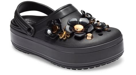 Crocband™ Platform Metallic Blooms Clog - Crocs