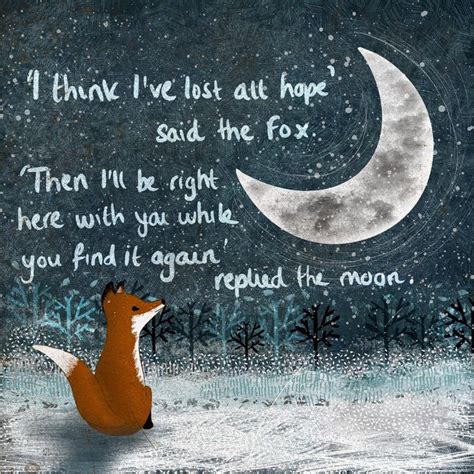 Fox Under the Moon | Inspirational animal quotes, Under the moon, Moon quotes