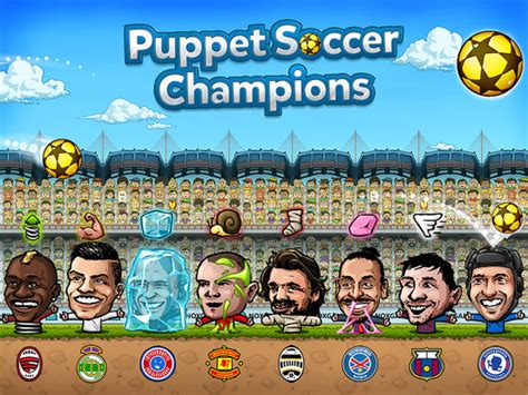 App Shopper: Puppet Soccer Champions - Football League of the big head Marionette stars and ...