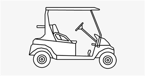 Golf Cart Drawing at PaintingValley.com | Explore collection of Golf ...