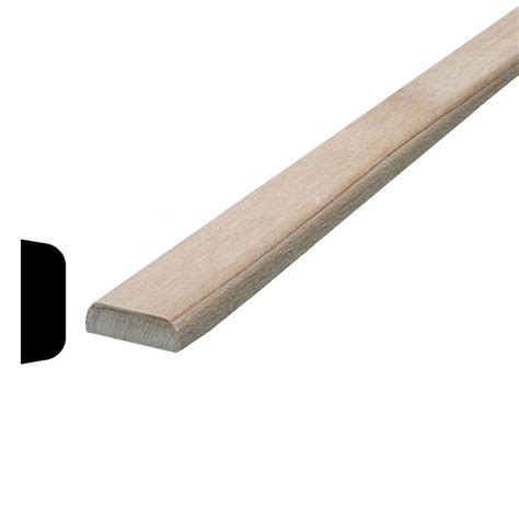 Alexandria Moulding 1/4 in. x 3/4 in. x 96 in. Hemlock Screen Moulding-03274-80096C - The Home Depot