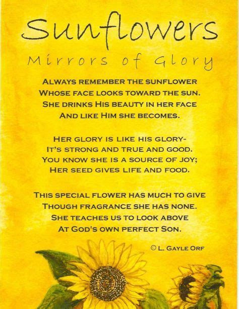 20 best and happiest sunflower quotes poems and sayings – Artofit