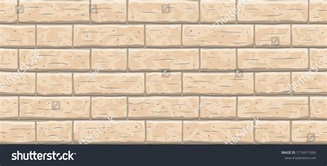 Brick Wall Seamless Pattern Background Horizontal Stock Vector (Royalty Free) 1716911500 ...