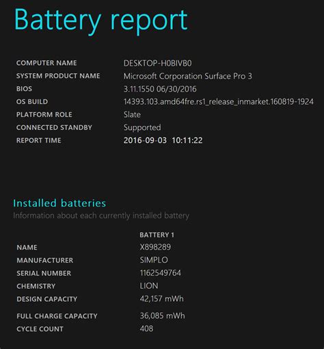 Surface Pro 3 - Battery indicator stuck at 99%. - Microsoft Community