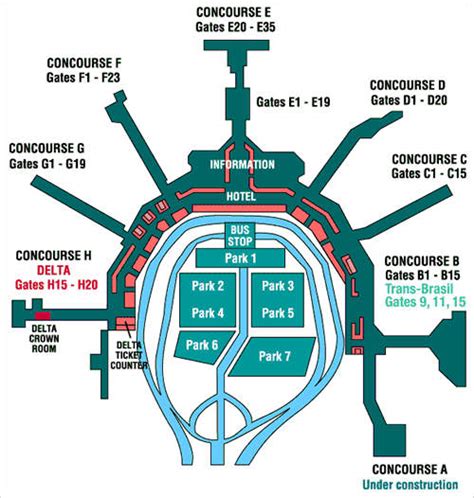 Miami Airport MIA Miami Airport Terminal Map