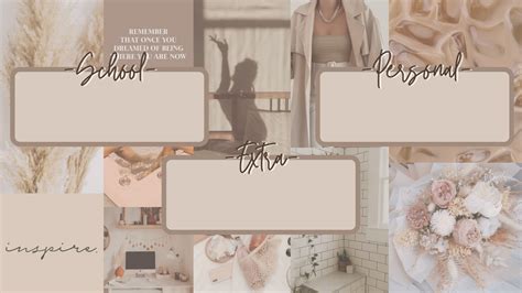 beige and pink desktop organizer collage | Macbook wallpaper, Macbook ...