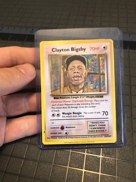 Clayton Bigsby Pokémon Card - Etsy Finland