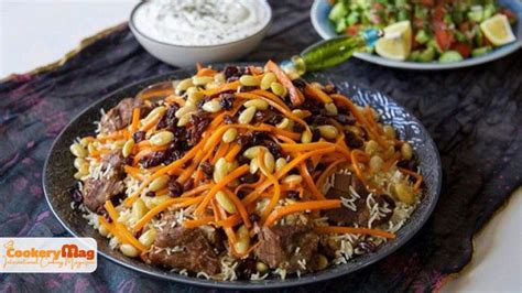 Kabuli Pulao Recipe, an Afghan national rice and lamb pilaf