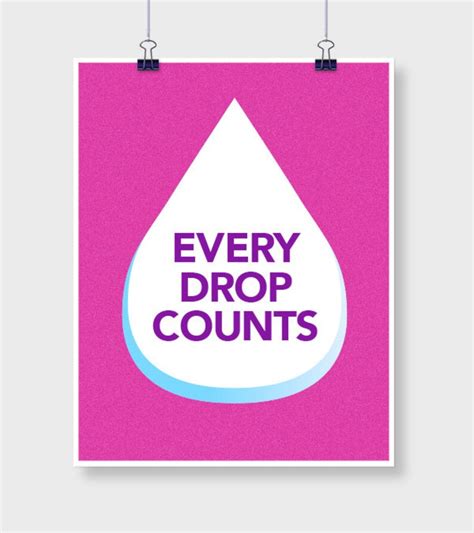 Every Drop Counts Lactation Poster 11x14 - Etsy