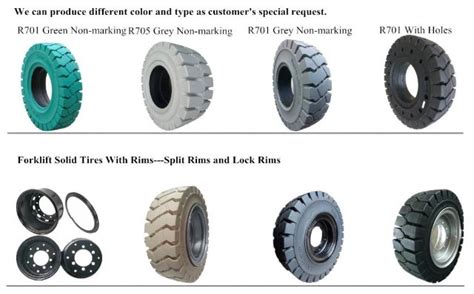 Types of Forklift TIRES When to replace solid forklift tires? tyre types