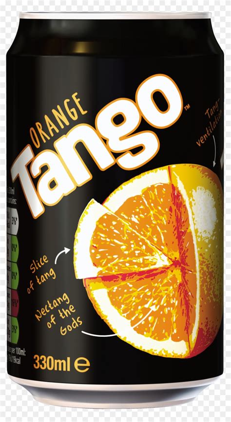 Tango Orange Can 24 X 330ml - Tango Orange Bottle 500ml, HD Png ...