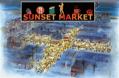 Oceanside Sunset Market, Oceanside, CA - California Beaches