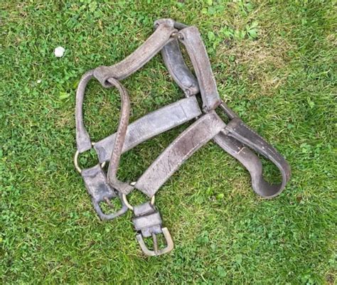 WW1 BRITISH ARMY Leather Horse Bridle Walsall Maker & Date 1916, Brass Fittings $79.27 - PicClick