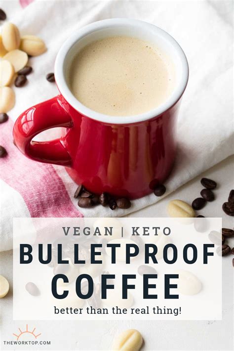 Vegan Bullet Coffee (Coconut Oil and Cacao Butter) - Keto | The Worktop