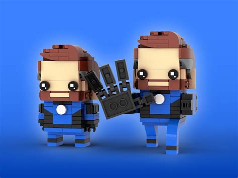 LEGO MOC Mr. Fantastic Brickheadz LEGO MOC - Marvel Studios Doctor ...