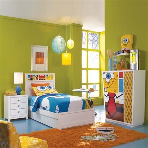 Spongebob Bedroom Interior Theme (With images) | Boys bathroom decor ...