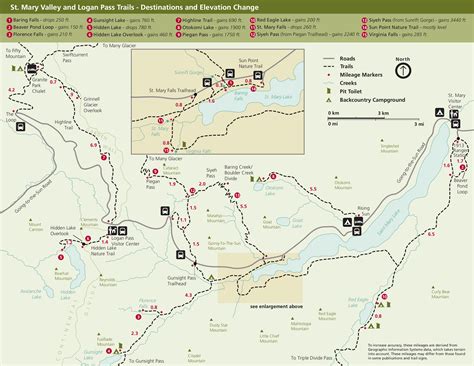 Mentalita Předpovědět Situace glacier national park map Mor Neurčitý Knír