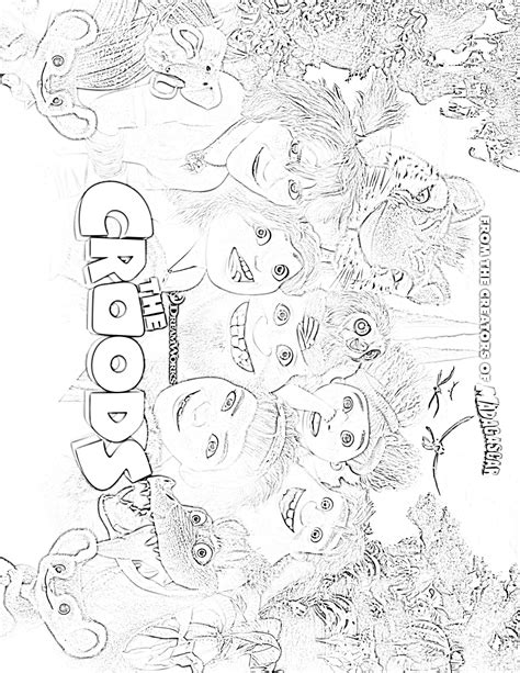 Croods Coloring Pages at GetColorings.com | Free printable colorings ...