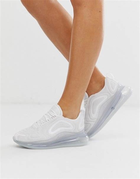 Nike white air max 720 sneakers | ASOS | White nikes, Nike shoes women, White nike shoes