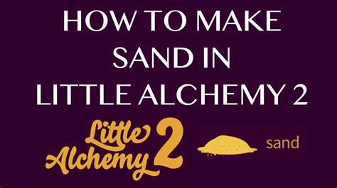 How to make Sand in Little Alchemy 2 - HowRepublic