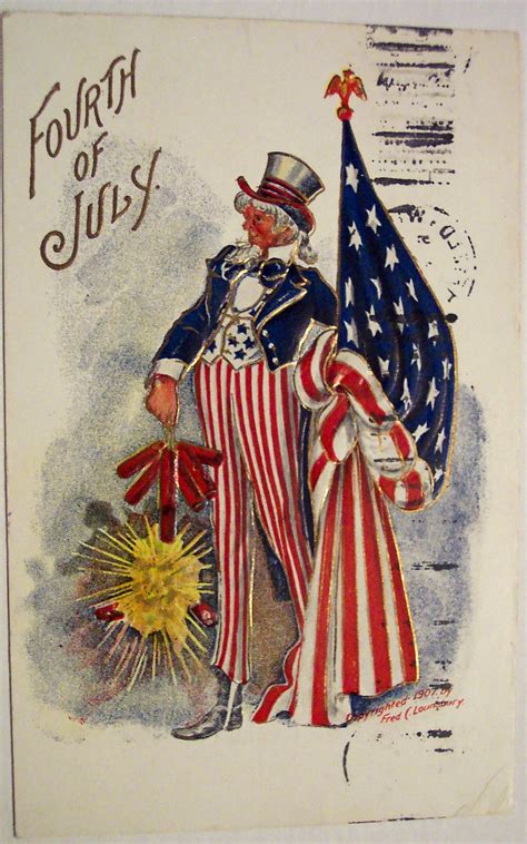 Vintage Fourth of July Postcard | Flickr - Photo Sharing!