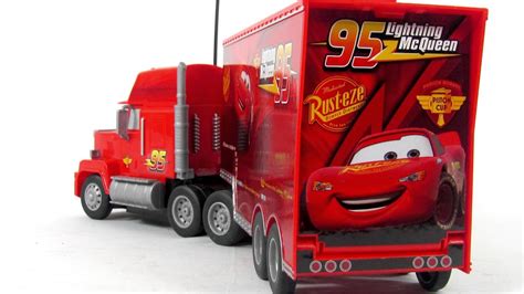 Disney Pixar Cars2 Toys | RC Turbo Mack Truck Toy Video Review - YouTube