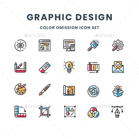 Graphic Design Icons, Icons | GraphicRiver