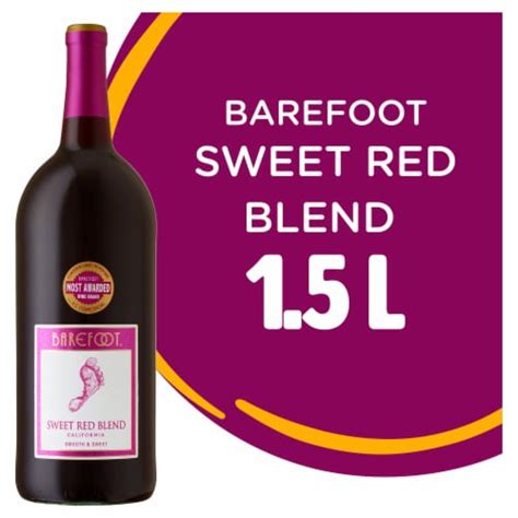 Barefoot Cellars Sweet Red California Wine, 1.5 L - Kroger